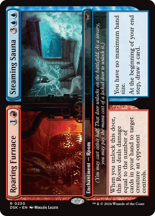 Roaring Furnace // Steaming Sauna (DSK-230) - Duskmourn: House of Horror Foil - for just $0.15! 