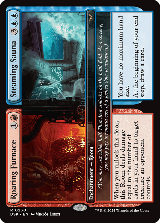Roaring Furnace // Steaming Sauna (DSK-230) - Duskmourn: House of Horror Foil - for just $0.15! 