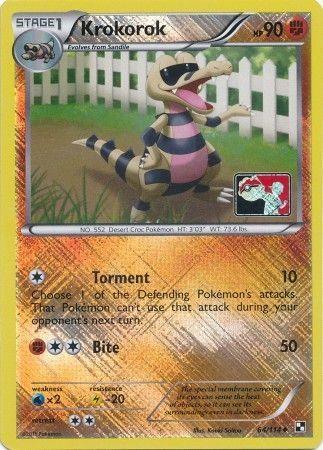 Krokorok (64/114) (League Promo) [Black & White: Base Set] - for just $0.40! 