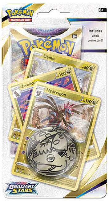 Sword & Shield: Brilliant Stars - Single Pack Blister (Hydreigon, Zweilous, Deino) - for just $0! 
