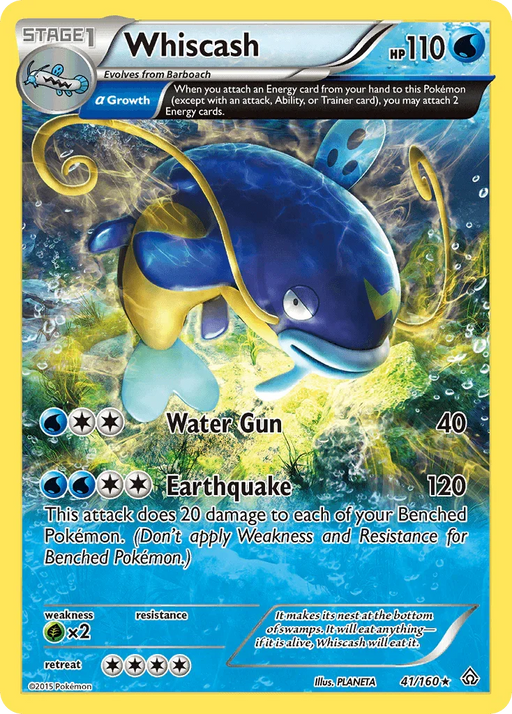 Whiscash (41/160) [XY: Primal Clash] - for just $0.60! 