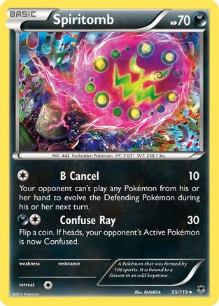 Spiritomb 055/119 - XY  Phantom Forces - for just $0.15! 