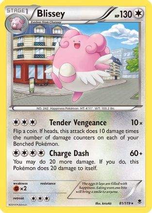 Blissey 081/119 - XY  Phantom Forces - for just $0.27! 