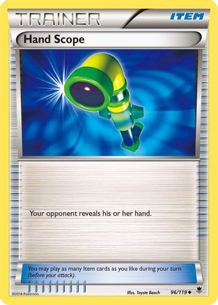 Hand Scope 096/119 - XY  Phantom Forces Reverse Holofoil - for just $0.15! 
