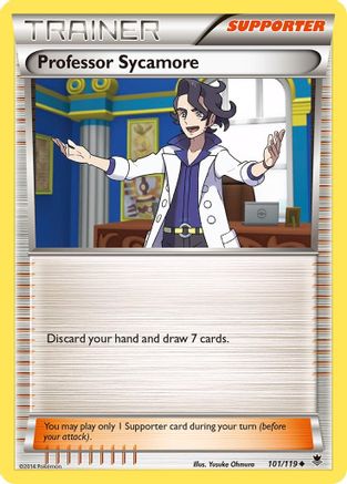 Professor Sycamore 101/119 - XY  Phantom Forces Reverse Holofoil - for just $0.30! 