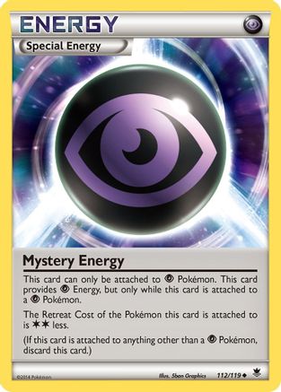 Mystery Energy 112/119 - XY  Phantom Forces Reverse Holofoil - for just $1.01! 