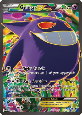 Gengar EX (Full Art) 114/119 - XY  Phantom Forces Holofoil - for just $191.52! 