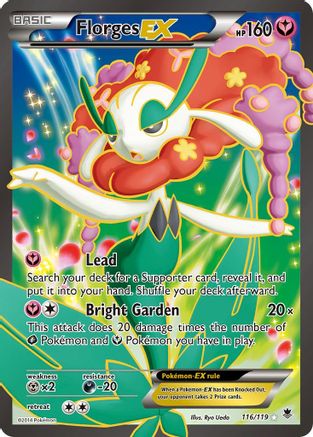 Florges EX (Full Art) 116/119 - XY  Phantom Forces Holofoil - for just $4.19! 