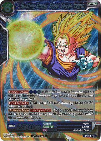 Bursting Energy Super Saiyan Vegito (P-014) [Promotion Cards] - for just $0.20! 