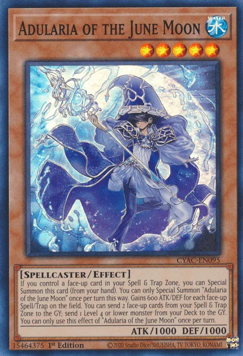 Adularia of the June Moon [CYAC-EN095] Super Rare - for just $0.10! 