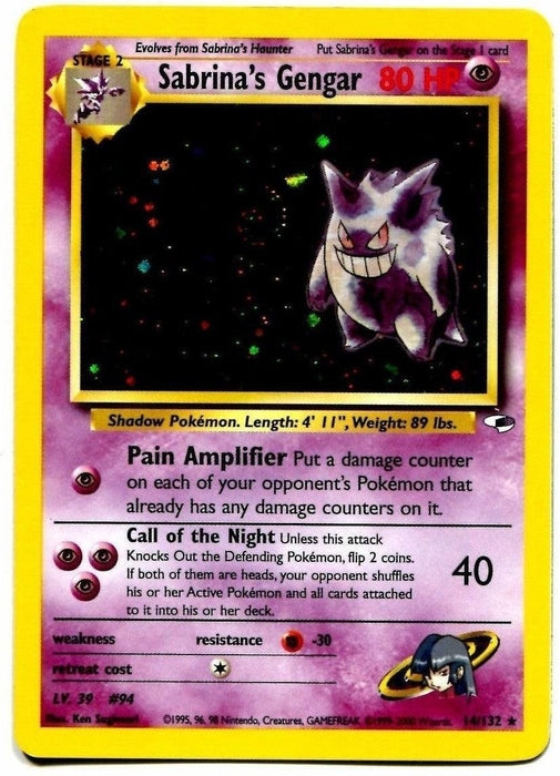 Sabrina's Gengar (14/132) [Gym Heroes Unlimited] - for just $156.50! 
