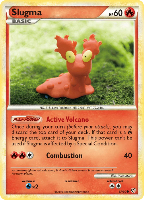 Slugma (67/90) [HeartGold & SoulSilver: Undaunted] - for just $1.10! 
