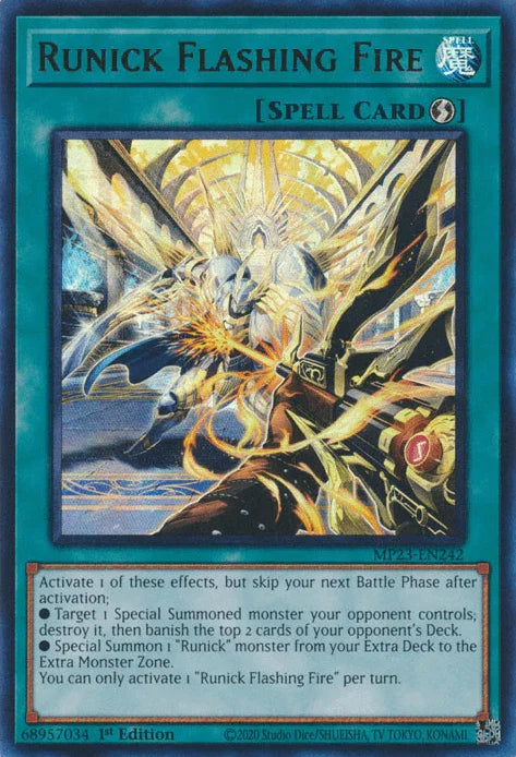 Runick Flashing Fire [MP23-EN242] Ultra Rare - for just $0.20! 