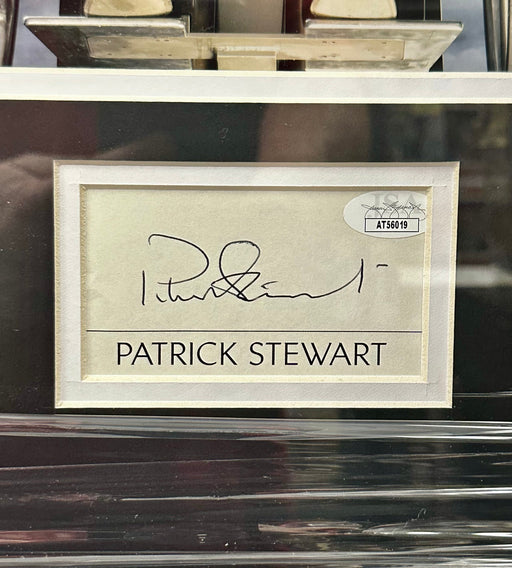 Patrick Stewart Signed & Framed Cut With 8X10  X-Men Professor X Photo JSA COA - for just $300! 