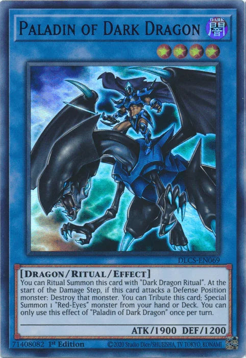 Paladin of Dark Dragon (Purple) [DLCS-EN069] Ultra Rare - for just $0.20! 