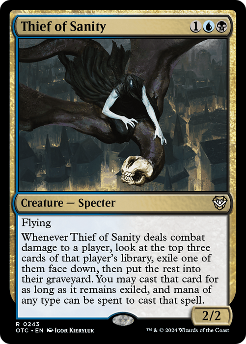 Thief of Sanity (OTC-243) - Outlaws of Thunder Junction Commander - for just $0.12! 