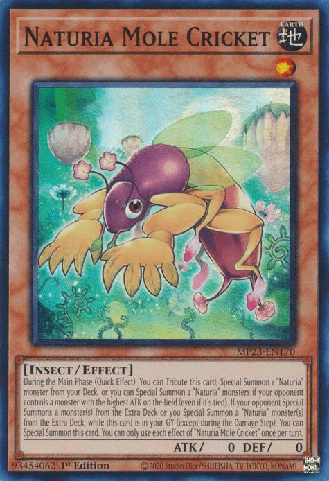 Naturia Mole Cricket [MP23-EN170] Super Rare - for just $0.10! 