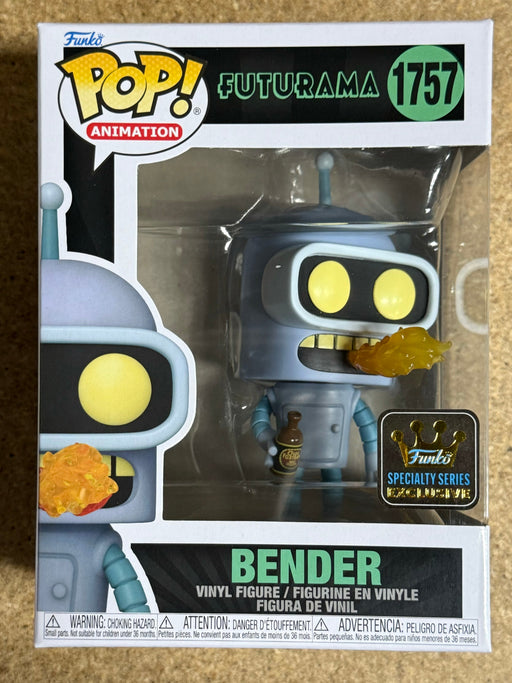 Funko Pop! Animation Bender (Flame Burp) #1757 Futurama Specialty Series 2024 Exclusive - for just $15! 
