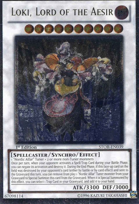 Loki, Lord of the Aesir [STOR-EN039] Ultimate Rare - for just $3.85! 