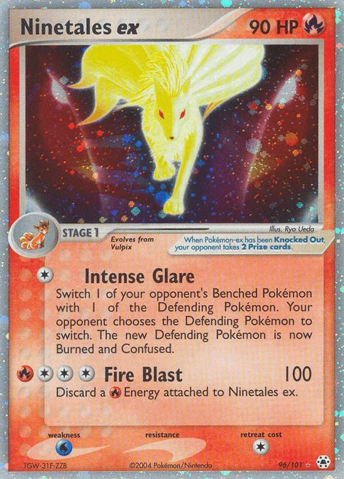 Ninetales ex (96/101) [EX: Hidden Legends] - for just $93! 