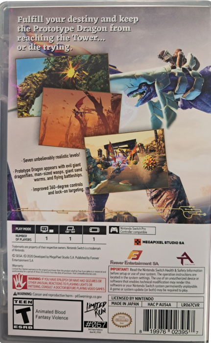 Panzer Dragoon [Limited Run #067] – Nintendo Switch (NS) - for just $29.99! 