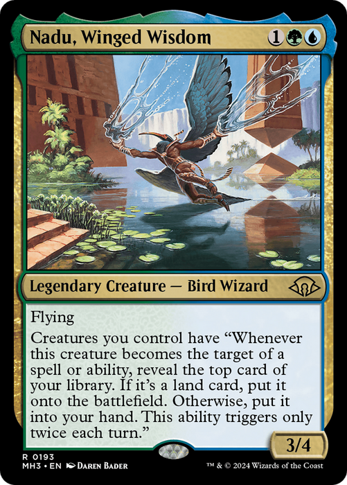 Nadu, Winged Wisdom (MH3-193) - Modern Horizons 3 - for just $0.17! 