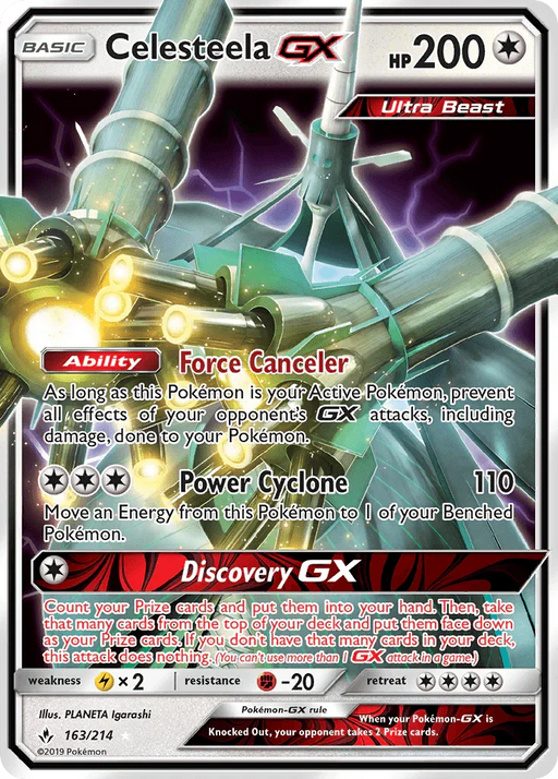 Celesteela GX (163/214) [Sun & Moon: Unbroken Bonds] - for just $1.65! 