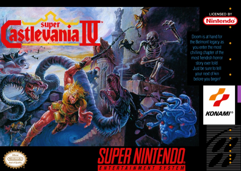 Super Castlevania IV  – Super Nintendo Entertainment System (SNES) - for just $39.99! 