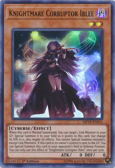 Knightmare Corruptor Iblee [MP19-EN011] Ultra Rare - for just $0.20! 