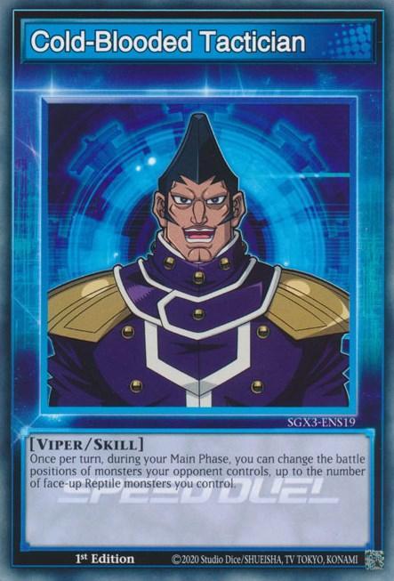 Cold-Blooded Tactician [SGX3-ENS19] Common - for just $0.10! 