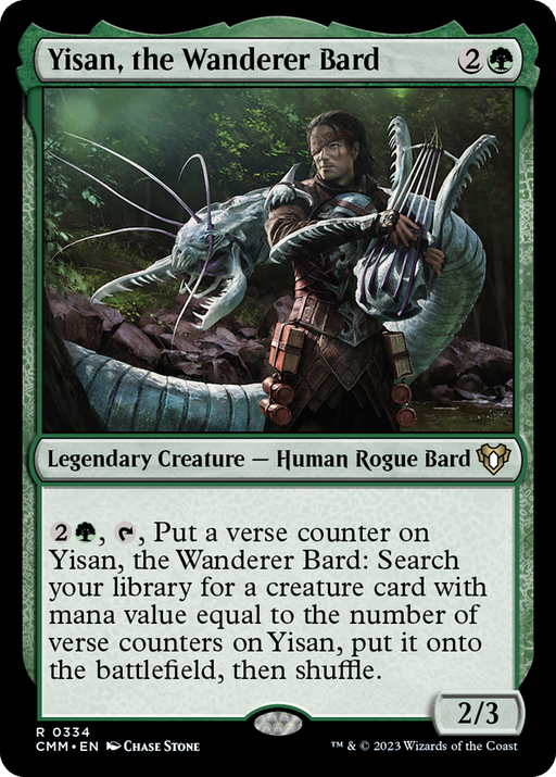 Yisan, the Wanderer Bard (CMM-334) - Commander Masters - for just $0.11! 
