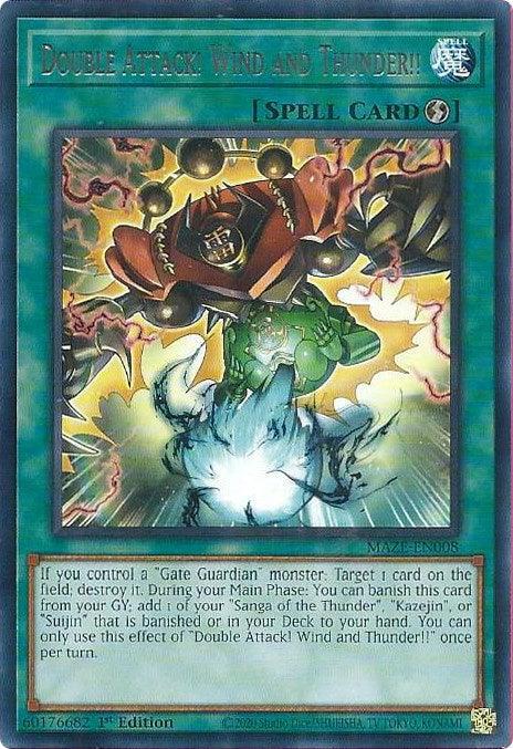 Double Attack! Wind and Thunder!! [MAZE-EN008] Rare - for just $0.15! 