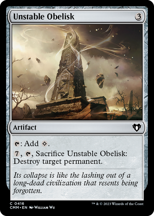 Unstable Obelisk (CMM-416) - Commander Masters - for just $0.07! 
