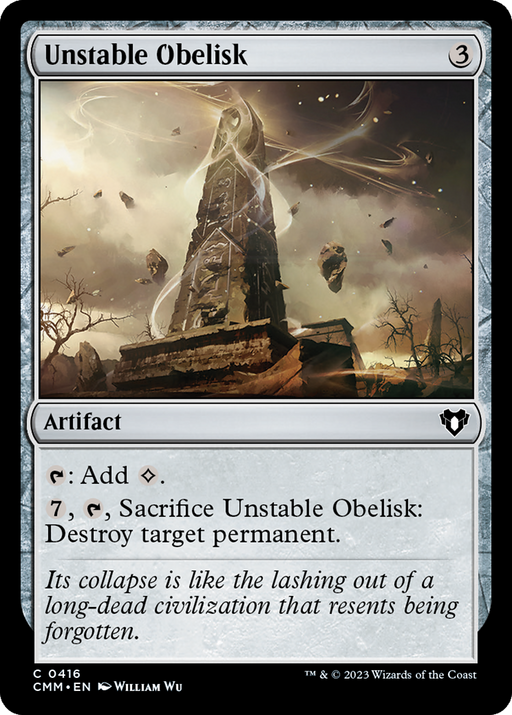 Unstable Obelisk (CMM-416) - Commander Masters - for just $0.07! 