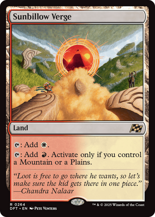 Sunbillow Verge (DFT-264) - Aetherdrift Foil - for just $3.32! 
