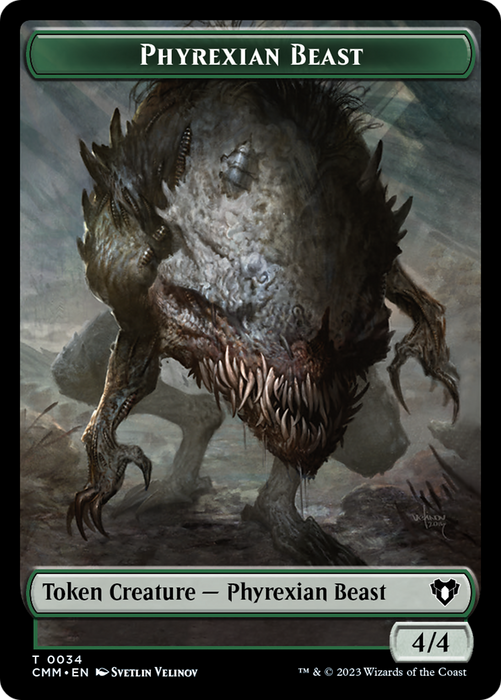 Phyrexian Beast Token [Commander Masters Tokens] - Just $3.50! Shop now at Retro Gaming of Denver