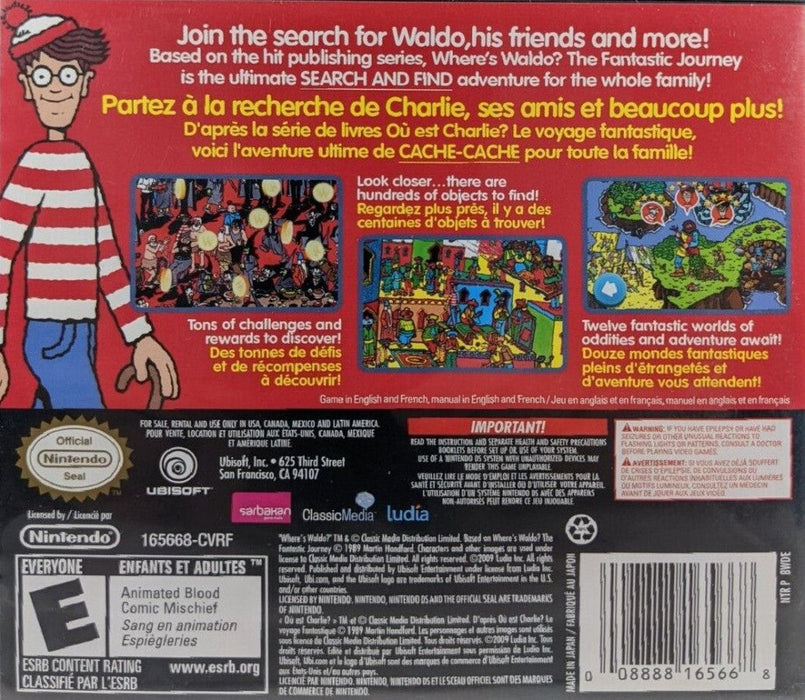 Where's Waldo? The Fantastic Journey – Nintendo DS (DS) - for just $0! 