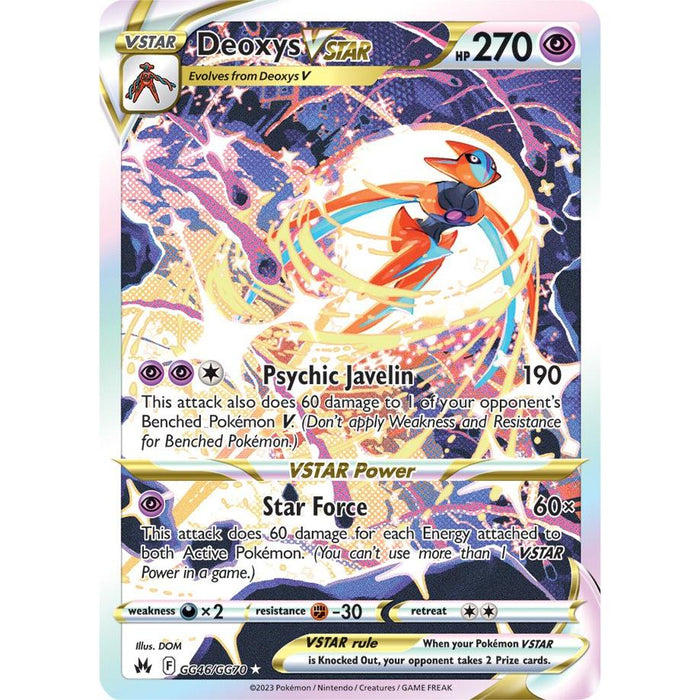 Deoxys VSTAR (GG46/GG70) [Sword & Shield: Crown Zenith] - Just $5.15! Shop now at Retro Gaming of Denver