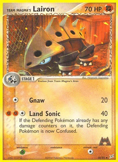 Team Magma's Lairon (36/95) [EX: Team Magma vs Team Aqua] - for just $0.35! 