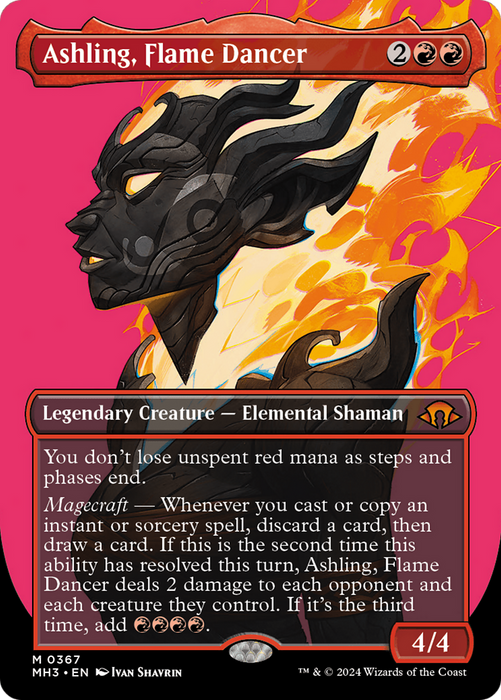 Ashling, Flame Dancer (Borderless) (MH3-367) - Modern Horizons 3 (Borderless) - for just $4.40! 