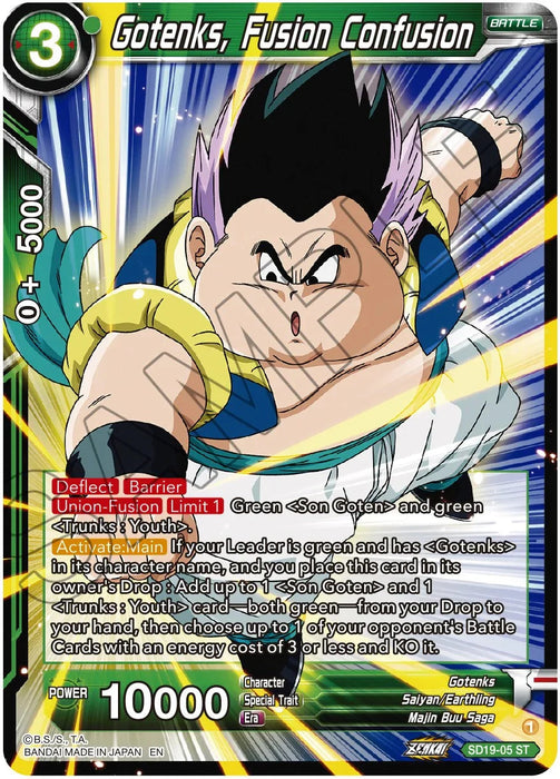 Gotenks, Fusion Confusion (SD19-05) [Dawn of the Z-Legends] - for just $0.15! 