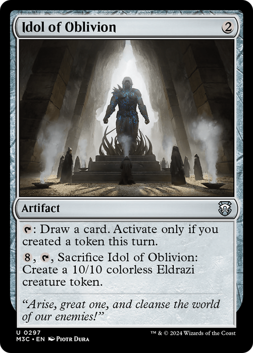 Idol of Oblivion (Ripple Foil) [Modern Horizons 3 Commander] - Just $1.70! Shop now at Retro Gaming of Denver