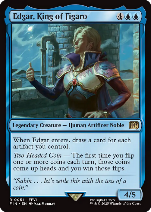 Edgar, King of Figaro (FIN-051) - FINAL FANTASY Foil - for just $0.13! 