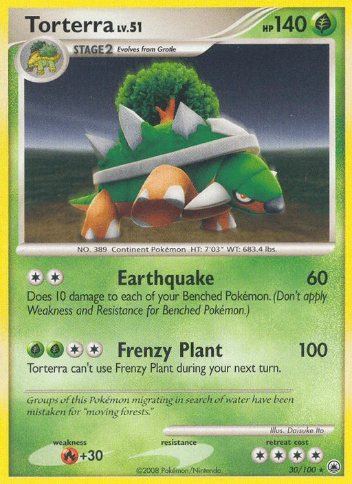Torterra (30/100) [Diamond & Pearl: Majestic Dawn] - for just $0.90! 