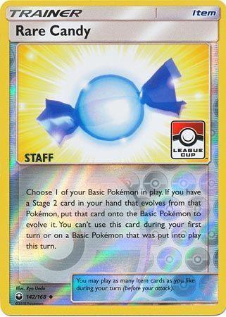 Rare Candy (142/168) (League Promo Staff) [Sun & Moon: Celestial Storm] - for just $29.10! 