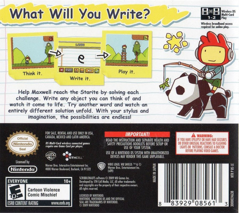 Scribblenauts – Nintendo DS (DS) - for just $6.99! 