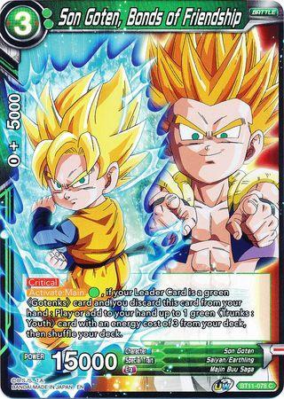 Son Goten, Bonds of Friendship (BT11-078) [Vermilion Bloodline 2nd Edition] - for just $0.10! 