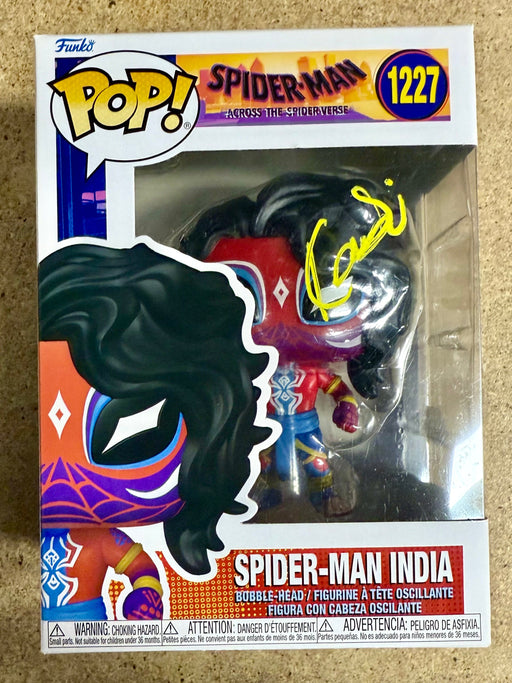 Karan Soni Signed Spider-Man India Funko Pop! #1227 Across The Spider-Verse With JSA COA - for just $100! 