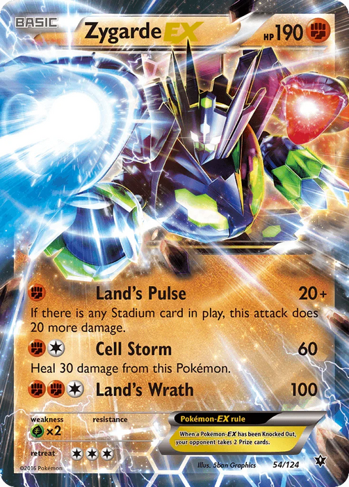 Zygarde EX (54/124) [XY: Fates Collide] - for just $2.20! 