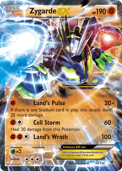 Zygarde EX (54/124) [XY: Fates Collide] - for just $2.20! 
